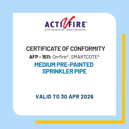 AFP - medium pre-painted sprinkler pipe