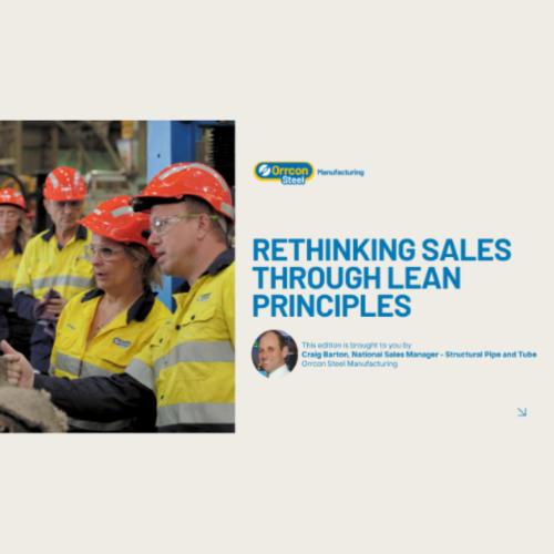 Rethinking Sales Through Lean Principles